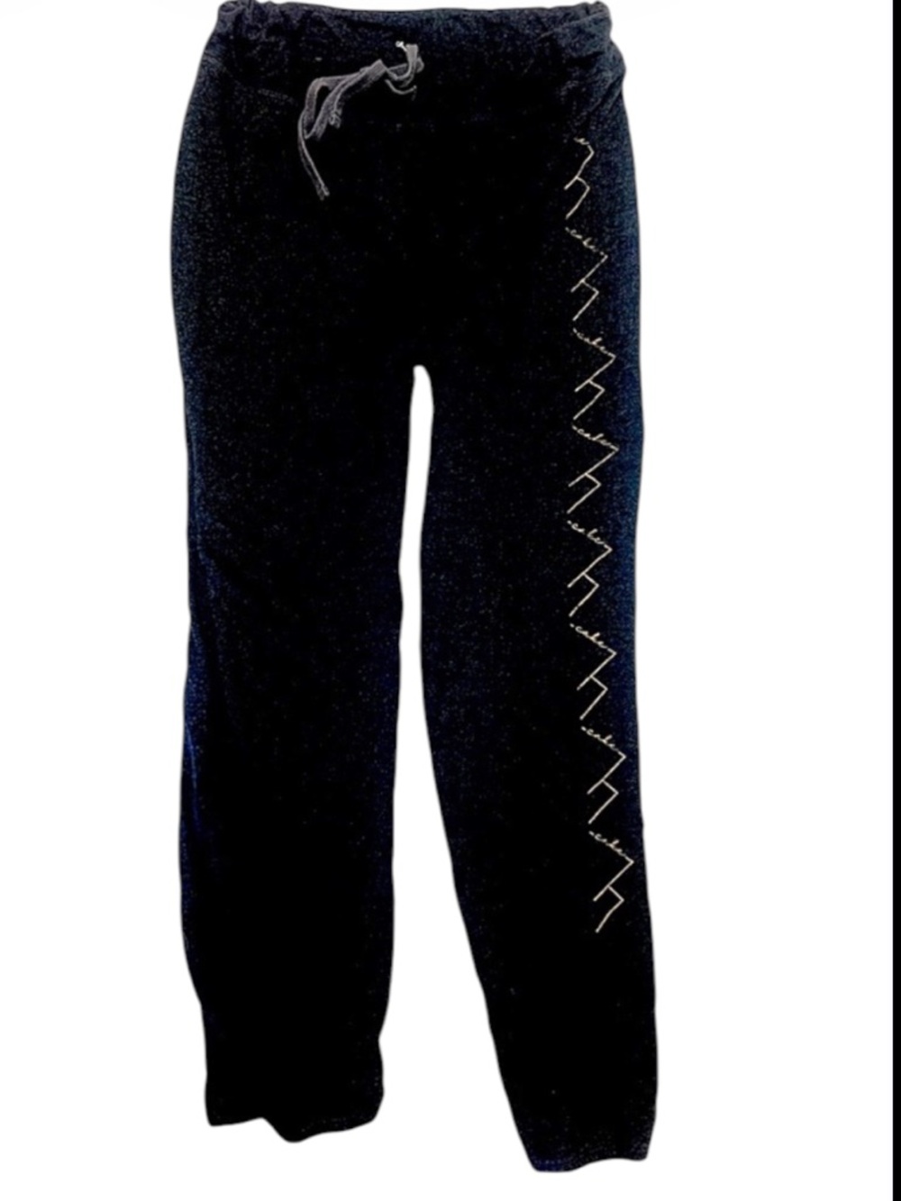 Sundry Park City “ Cake”  joggers with gold mountain stripes